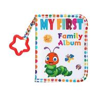 Libro del custode della memoria di apprendimento precoce infantile con i sistemi di rotazione della pagina dei tattili per le pietre miliari dello sviluppo continuo album sicuri del bambino