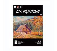 Libro del pigmento, libro dell'acquerello, 4K300g carta ispessita della pasta di cotone, libro della pittura a olio acrilica, libro di pittura portatile della pittura di colore del principiante