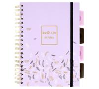 LIBRO DEL PROGETTO PUKKA ROCHELLE & JESS QUADERNO B5 WIRE LINE 9447-ROC LILLA