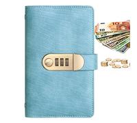 Libro della per risparmiare denaro | Risparmi Sfide Libro con Blocco a Combinazione | Agenda Budget Multifunzionale 100 Pagine Organizer Portafoglio per Viaggi Dormitorio Dormitorio