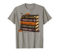 Libro delle Ombre Libri Spettrali Halloween Witchy Reader Design Maglietta