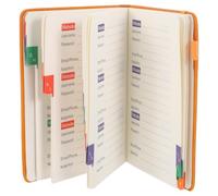 Libro delle Password Arancione in Pu e Carta Schede Alfabetiche | Registro per Siti e Indirizzi, Formato Compatto, Pensato per Organizzare Note e Riferimenti Ordine