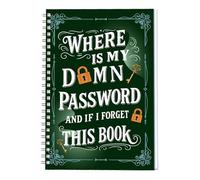 Libro Delle Password: Organizer Portatile Per Password, Taccuino Leggero Con Schede A Strati, Gestore DiPassword Con Rilegatura A | Libro Di Indirizzi E PasswordPer Familiari, Amici, Adulti,