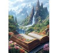 Libro delle piante di montagna Puzzle di 500 Pezzi per Adulti, Alta Qualità puzzle adulti, Puzzles Classico Relax Giochi, Regalo Perfetto