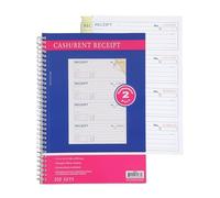 Libro Delle Ricevute Per L'Affitto | Duplicato Autocopiante Con Rilegatura A | Registro Delle Ricevute Commerciali | Per Documentazione Finanziaria, Ufficio, Fornitori, Uomini, Donne E Giovani