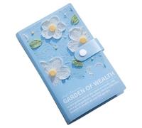 Libro delle sfide di risparmio delle buste - 100 buste risparmio di denaro sfide pittura a olio 3D, portafoglio per pianificazione contanti, blocco note portatile, gestione delle bollette finanziarie