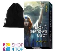 Libro Der Ombra Tarocchi Vol. 1 Come Sopra Deck Mappe LO SCARABEO Con Samt Bag N