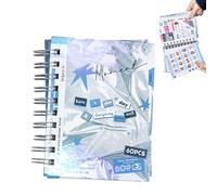 Libro di Adesivi | Decalcomanie per Computer | Adesivi Decorativi per Laptop | per Bambini Adolescenti Studenti Diari Collezionisti Borraccia Laptop Creazioni Scuola Progetti Regalo