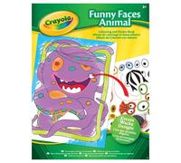 Libro Di Adesivi E Colori Crayola Funny Faces