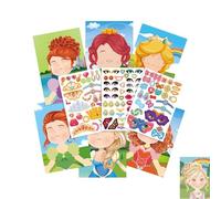 Libro di Adesivi Riutilizzabile: Giocattolo educativo per l'apprendimento degli Animali, Set di attività Fai da Te, Gioco di Vestire educativo, Divertenti creativi, Adesivi Animali