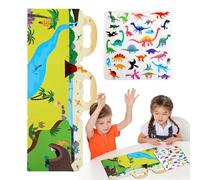 Libro Di Adesivi Riutilizzabili - Attività di apprendimento portatili per,Set Educativo Adesivi Per Sviluppo Motricità Fine