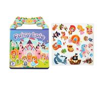 Libro di adesivi riutilizzabili per | Gioco di quaderno di attività calmo e silenzioso | Libro di attività con adesivi - per 0 - 3 anni ragazzo ragazza giovane studente viaggio scuola sala giochi