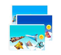 Libro di Aeroplani di Carta | Set Di Aeroplani Di Carta Per Bambini | Giocattolo Educativo Sensoriale per Bambini Regalo per Feste e Natale
