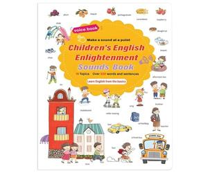 Libro Di Apprendimento Audio, Ausilio Per La Messa A Fuoco Basato Su Audio, 27x20 Cm, Libro Sonoro Di Parole Inglesi, Libri Interattivi Parlanti, Esperienza Tattile Intuitiva, Per La Scuola Mate