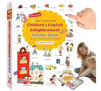 Libro di apprendimento audio da 500 parole, libri audio di parole inglesi, libri audio interattivi, imparare 18 argomenti quotidiani vocabolario, 500+ parole parlanti, divertente apprendimento precoce