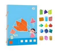 Libro di apprendimento della geometria 3D con corda a strappo, kit di apprendimento interattivo della geometria con corda a strappo, esplorazione di volume e area, include modelli 9/12/15(15-Model)