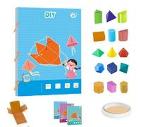 Libro Di Apprendimento Della Geometria 3D Con Corda a Trazione Koyoata, Libro Di Apprendimento Con Corda a Trazione, Geometria per Principianti Con Modelli Solidi 9/12/15(15-model)