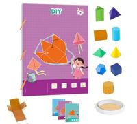 Libro Di Apprendimento Della Geometria 3D Con Corda a Trazione Koyoata, Libro Di Apprendimento Con Corda a Trazione, Geometria per Principianti Con Modelli Solidi 9/12/15(9-model)