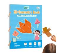 Libro Di Apprendimento Geometria Bambini | Libro Didattico Con Cordino Per Apprendere La Geometria | Manuale Per Insegnare Pensiero Logico e Formule a Bambini 5-12 Anni Ragazze e Ragazzi