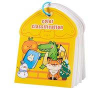 Libro di apprendimento per bambini | Libro di adesivi con numeri e colori | attività tranquillo per viaggi, scuola materna, scuola materna, sviluppo motore fine e apprendimento