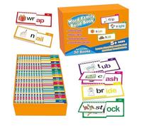 Libro di attività di lettura e rima, Word Families Flash Schede - Leggi attività di Rima Word Family Build Book | Vela Impara a leggere Phonics, Giochi educativi di vocabolario per la prima inf