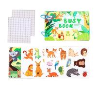 Libro di attività per bambini, Strumento educativo precoce interattivo per bambini, Giocattolo didattico divertente con regalo di apprendimento coinvolgente, Accessorio per la casa per ragazzi e