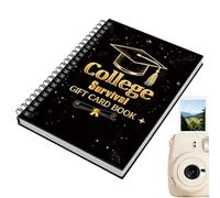 Libro di biglietti di laurea | 18 x 13 cm Supporto per contanti - Libro di carte per studenti universitari | per studenti delle scuole superiori e università, compleanni, laureati e adolescenti