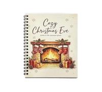 Libro di Biglietti Regalo di Natale Libretto di auguri e benedizioni per le | Libro in un biglietto regalo di Natale per uomini, donne, marito, fidanzato, fidanzata, adolescente, mamma, papà caminetto