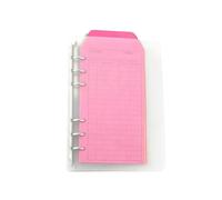Libro di Budget con Buste 6 Anelli 12 Buste Colorate A6 Pianificatore