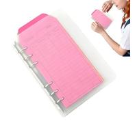 Libro di Budget con Buste A6 Portatile A 6 Anelli, 12 Buste Colorate