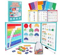 Libro di calcolo colorato sicuro portatile strumento educativo | Calcolo delle frazioni, materiale per esercizi per studenti, per scuola, aule, biblioteca, accademia, campus, istituto