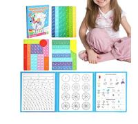 Libro di calcolo magnetico di rottura | Puzzle educativo per bambini, puzzle di apprendimento magnetico per fatture frazionarie | Per lezioni a casa, in