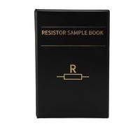 Libro di campioni di resistori SMD 0402, 170 valori, kit di resistori assortiti da 8500 pezzi, raccoglitore di resistori SMD con tolleranza ’1% e copertina in PVC per l’ingegne