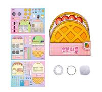 Libro di carta silenzioso per bambini - Libro di attività tranquillo per il fai da te | Libro occupato senza tagli per sviluppare le abilità di apprendimento dei bambini per camera da letto e