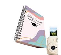 Libro di carte di sopravvivenza per college, supporto fatto a mano, pratico organizer per carte con design personalizzato, materiale robusto con slot sicuri, spazio compatto, regalo per studenti e lau