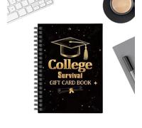 Libro di carte di sopravvivenza universitaria - Supporto fatto a mano per studenti, libro di carte ispiratore per le scuole superiori, 52 carte motivazionali per la vita in dormitorio, regalo di