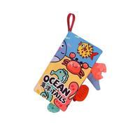 Libro di Code - Libro della Giungla Rugata, Learning Sooth Toy | Surfacce multi-texture Animali della Giungla Attività sensoriali di Vita Marina Giocattolo, Senti Attività di Gioco
