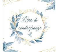 Libro di condoglianze: 100 pagine per onorare la memoria di una persona | Guest Book Funeral | Memoriale | Libro di lutto