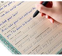 Libro di correzione scritto pratica Copybook Board inglese Copybook,Copybook di pratica dello studioso