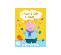 Libro di dimostrazione delle frazioni magnetiche per l'apprendimento dei bambini, 2025 NUOVO set di manipolazioni matematiche con piastrelle e magneti, giochi educativi di frazioni per elementari