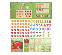 Libro di dimostrazione delle frazioni magnetiche, tessere magnetiche delle frazioni, set di dischi per frazioni magnetiche, set di blocchi per l'apprendimento di puzzle matematici, abilità di