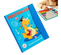 Libro di Dimostrazione Magnetica delle Frazioni - Gioco dei Circoli Frazionari,Attività Educative per Bambini Età 4+ | Gruppo Collegio Casa Aula