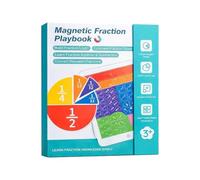 Libro di dimostrazione magnetico a frazione frazionaria, aiuto per l'apprendimento interattivo, gioco di apprendimento interattivo, gioco di apprendimento magnetico, frazioni magnetiche, calcolo