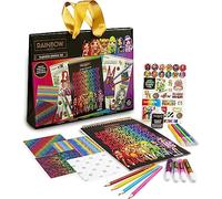 Libro di Disegno di Moda Creativo con Adesivi, Glitter e Pennarelli per Bambine di 8 Anni e Più | Regalo di Compleanno, Natale o Festa per Ragazze | Kit di Cucito e Design per Bambini
