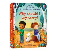Libro di educazione precoce in inglese per bambini piccoli - Usborne Lift The Flap: Perché dovrei dire scusa? Libro di domande e risposte di scienza popolare per bambini Perché dovrei chiedere scusa?C