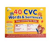 Libro di esercizi per scrivere a mano per studenti dell'asilo | Phonics Pagine di pausa con esercizi di frase, 28 x 21 cm, per uso quotidiano lezioni