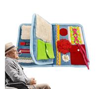 Libro Di Fidget Di Autismo - Giocattolo Silenzioso Interattivo, Raccoglitore Di Attività Di Sviluppo | Organizzatore Di Puzzle Di Apprendimento Delle Abilità Morbide, Kit Di Supporto Cognitivo Multi-s