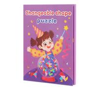 Libro di frazioni magnetiche, tessere di frazioni magnetiche, frazione piastrelle libro magnetico frazione puzzle, kit puzzle master frazione, puzzle frazione magnetica per imparare l'alp
