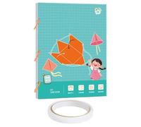 Libro di geometria 3D 9 12 15 Set di solidi - Gioco interattivo di apprendimento della geometria per studenti, adolescenti e principianti | Modelli di forme educative per l'uso in viaggio di studio di