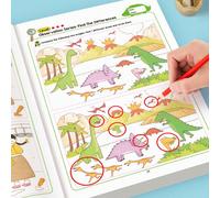 Libro di Giochi "Trova la Differenza" per lo Sviluppo del Cervello, Sviluppo del Potenziale del Cervello Sinistro e Destro per Bambini di 2-6 Anni, Stimolante per la Mente e l'Esperienza Pratica, Rega
